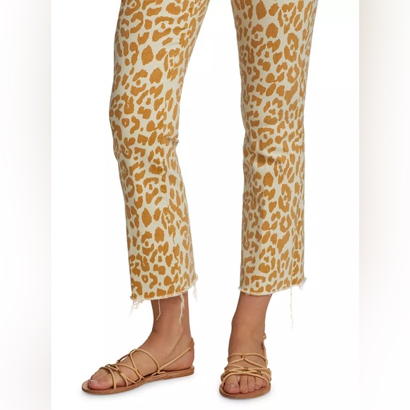 MOTHER The Hustler Ankle Fray Printed Jeans - Picture 3 of 16